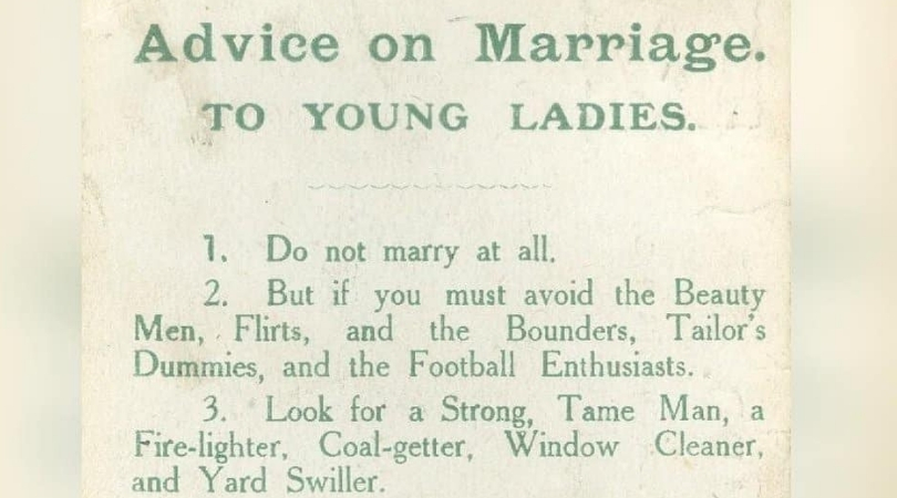 This Hilarious Post By A Suffragette Wife On Marriage Advice is EVERYTHING
