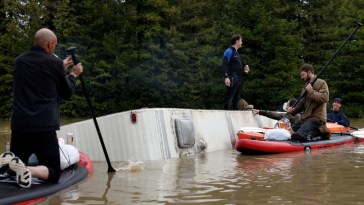 The Latest: Man dies in Northern California floodwaters