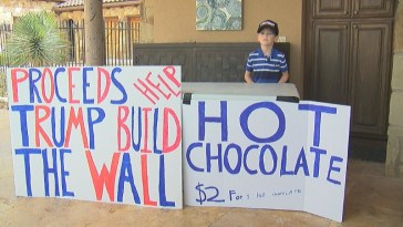 7-Year-Old Called 'Little Hitler' For Selling Hot Cocoa To Raise Money For Border Wall
