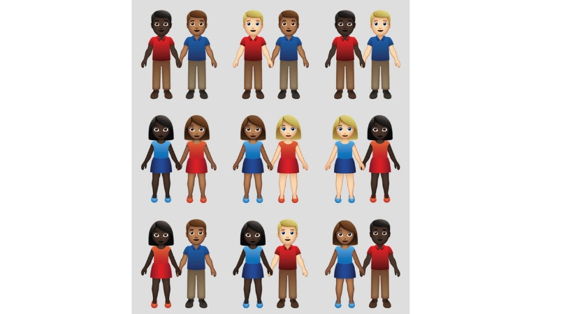 Emoji Gods Approve Skin-Tone Options for Couples of Color