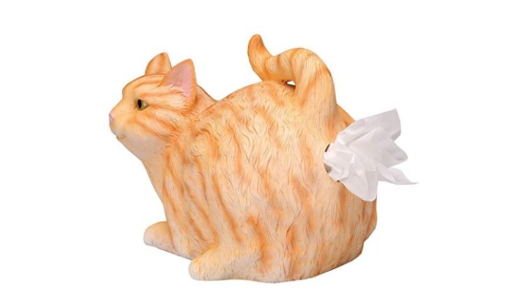This Hilarious Cat-Butt Tissue Holder Is The Perfect Gag Gift