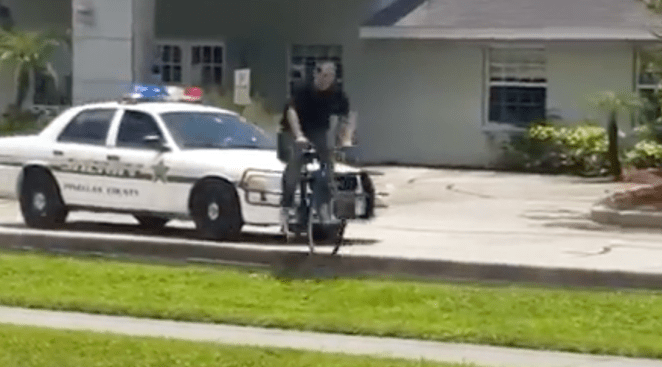 Florida Man Bicycle Faceplant