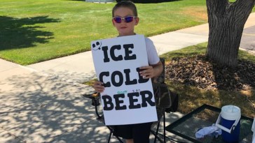 Ice Cold Beer Sign Utah