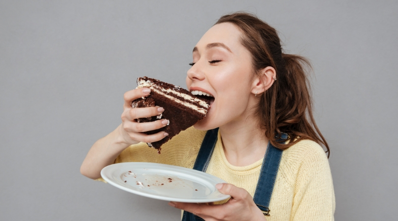 Slice Chocolate Cake Stock Photo - Download Image Now - Cake, Eaten,  Chocolate - iStock