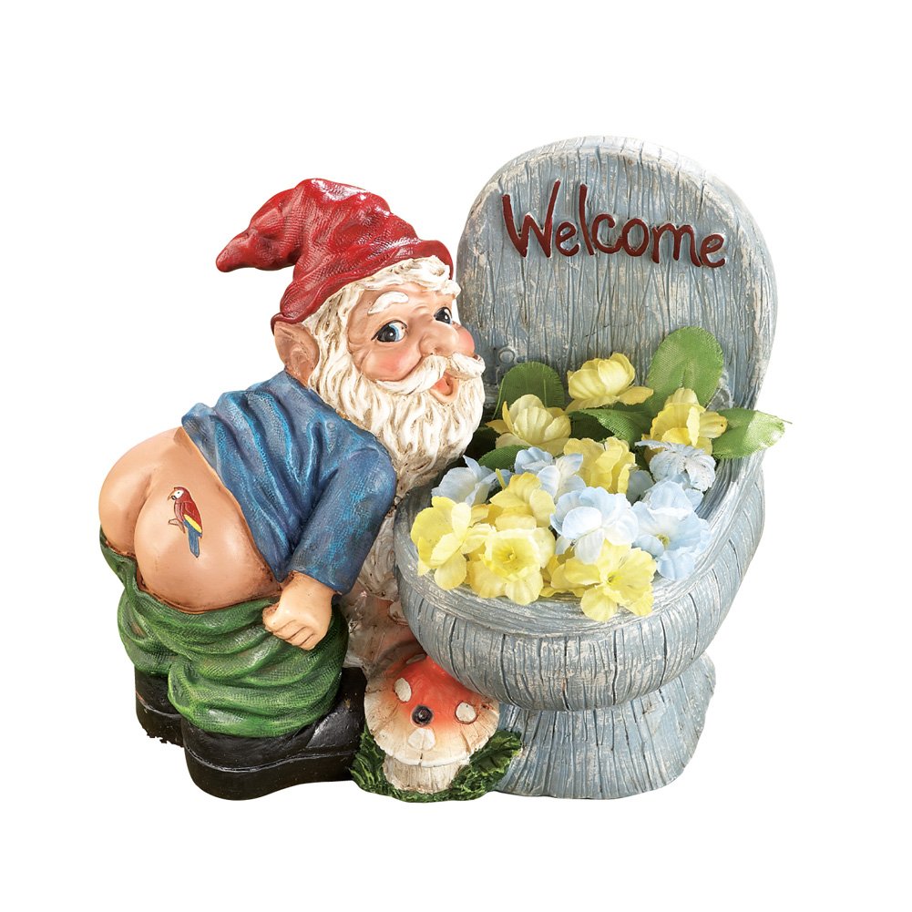 Collections Etc Motion Sensored Farting Noise Gnome