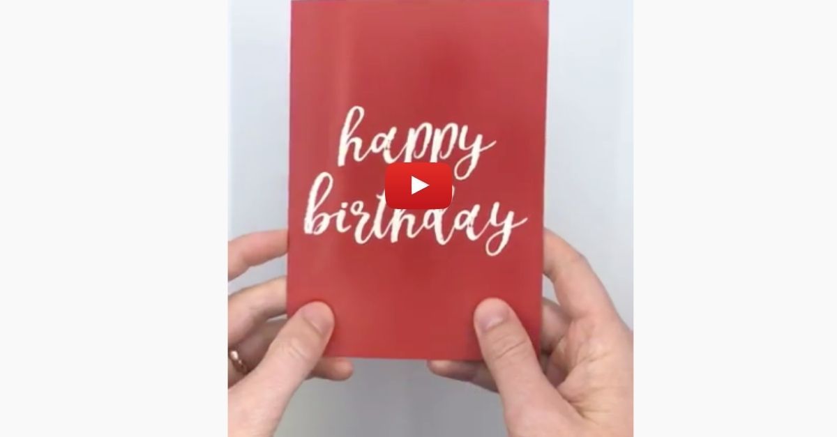 endless birthday card