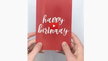 endless birthday card