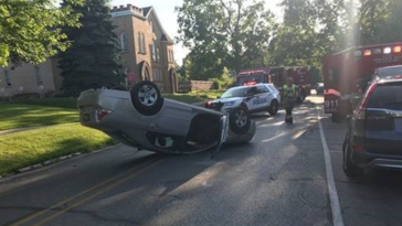 Michigan Woman Flips Car