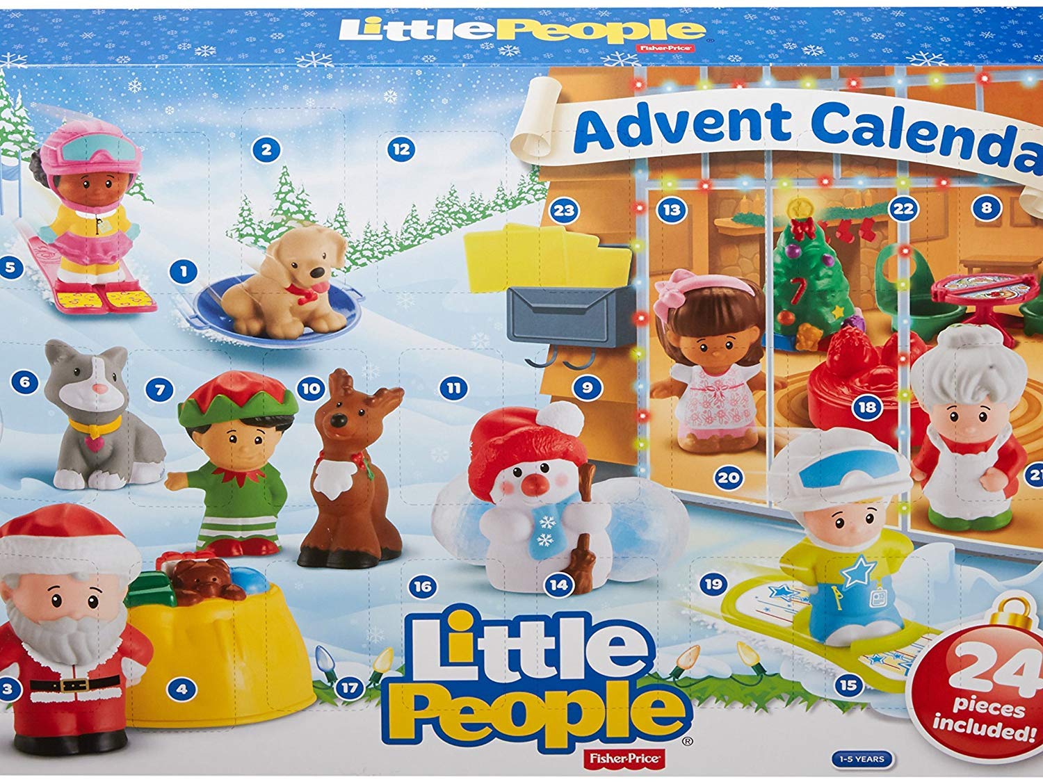 New Fisher Price Little People SNOWMAN WINTER CHRISTMAS Snow Man Holiday Rare! 