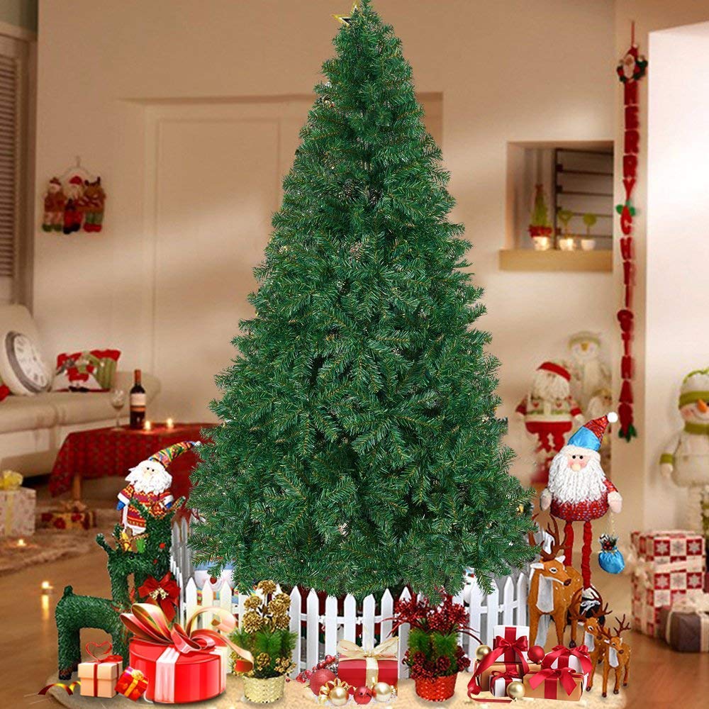 U-miss 6 ft Eco-Friendly Aspen Fir Christmas Tree 1100 Tips