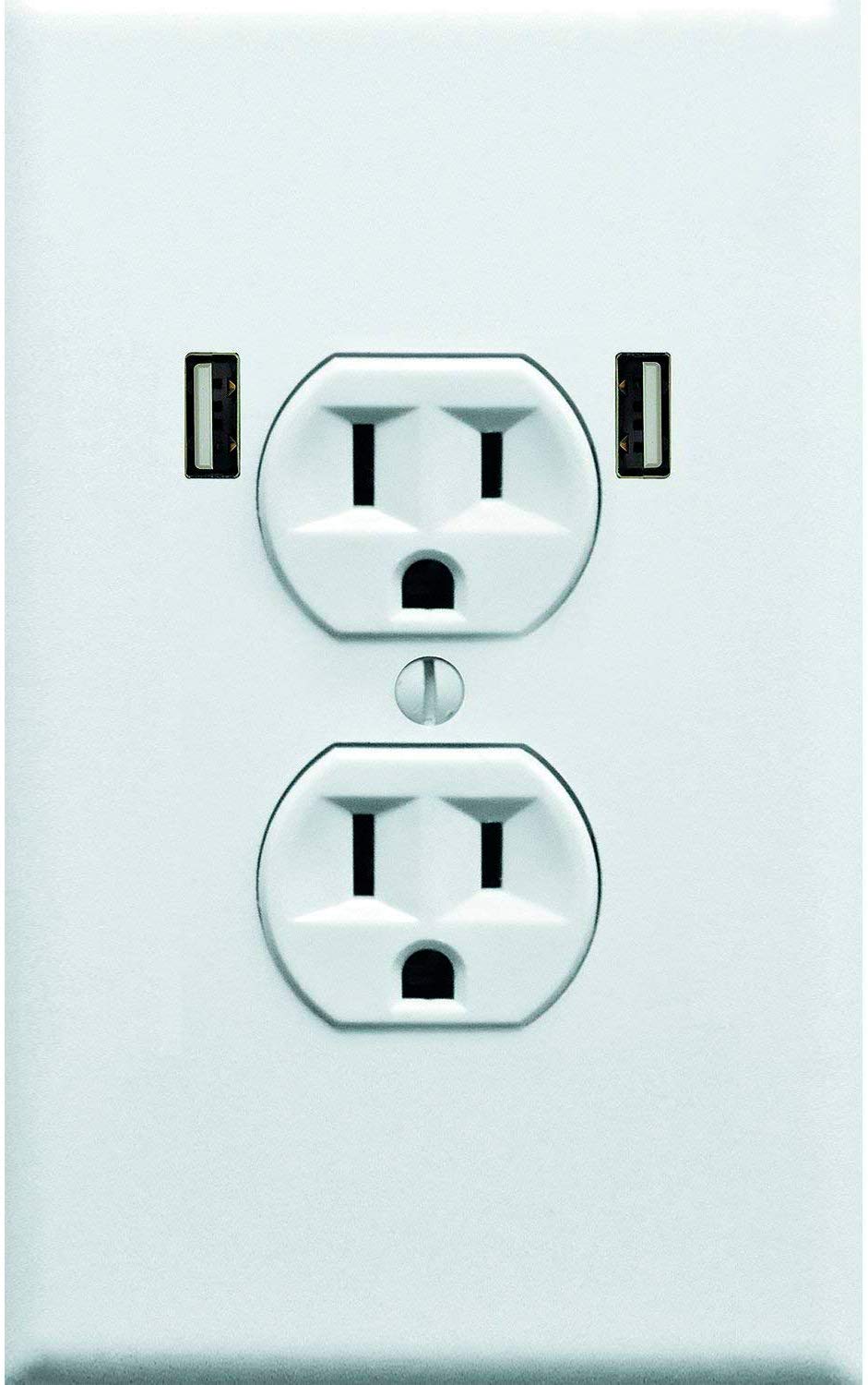 Fake Electrical Outlet & USB Wall Plate Sticker 10 Pack. Prank & Confuse 