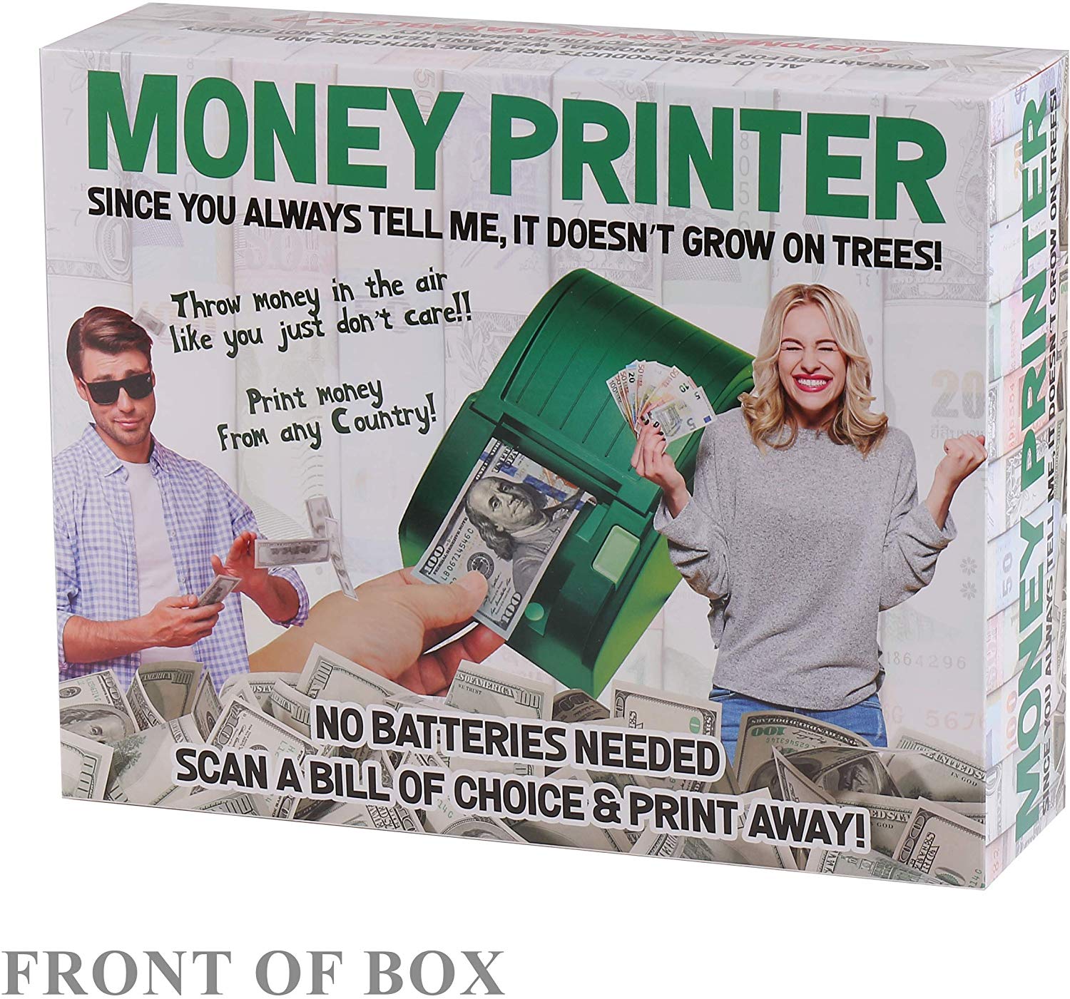 FOLE Prank Gift Box Money Printer