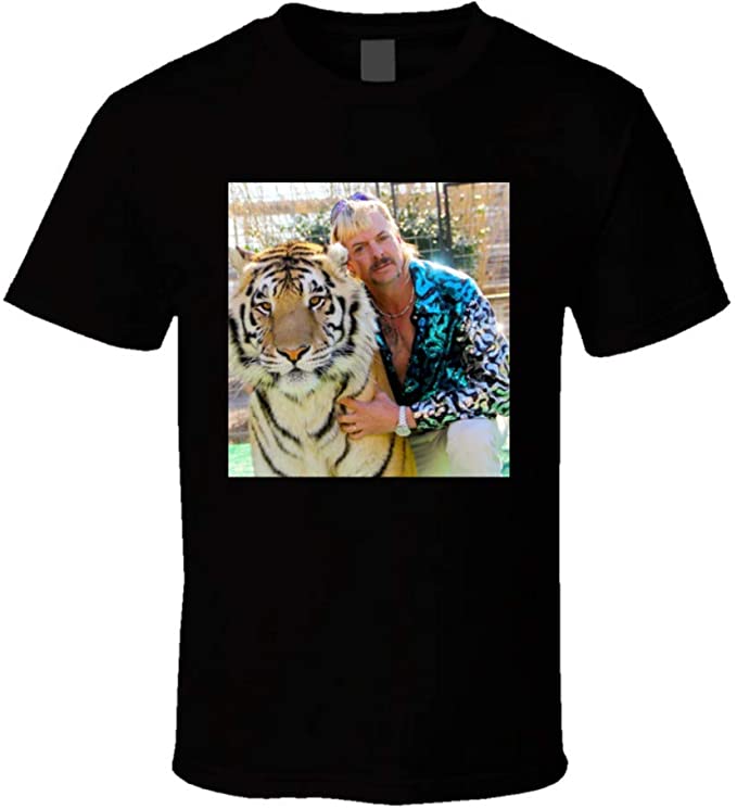 Joe Exotic with Tiger King Big Cat Netflix Series Fan T Shirt