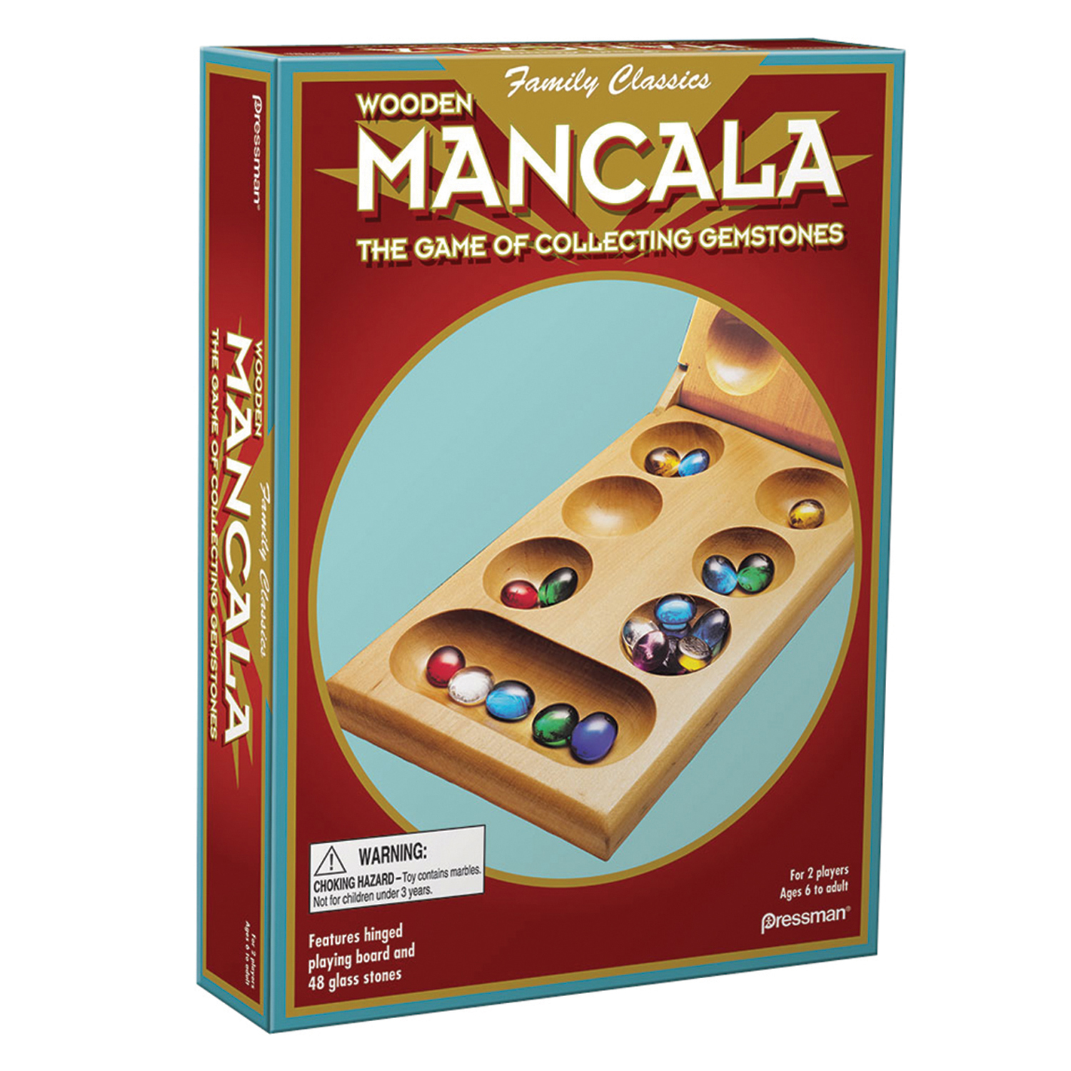 Pressman® Wooden Mancala Game