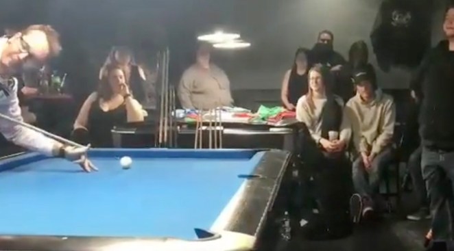 Trick Pool Shot