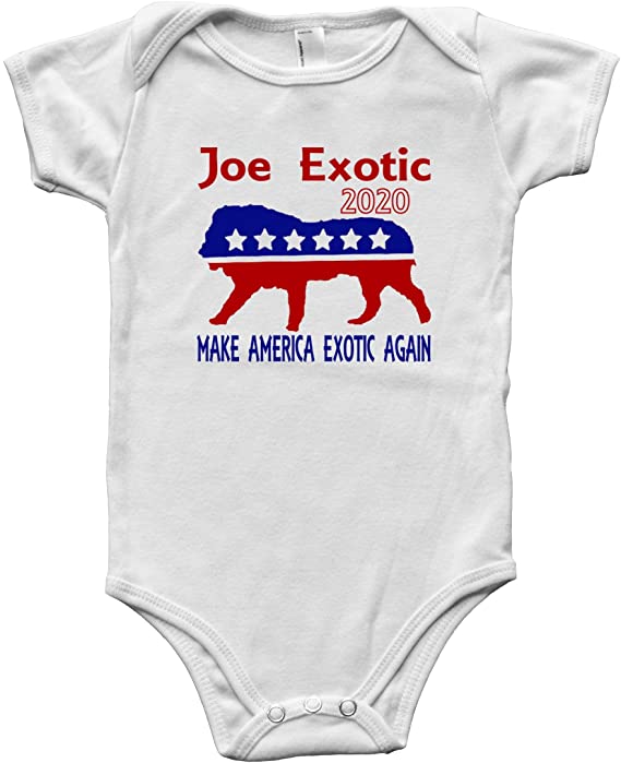 White Joe Exotic President 2020 Baby 1 Piece