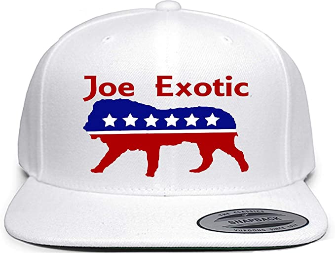 White Snapback Joe Exotic President 2020 Hat