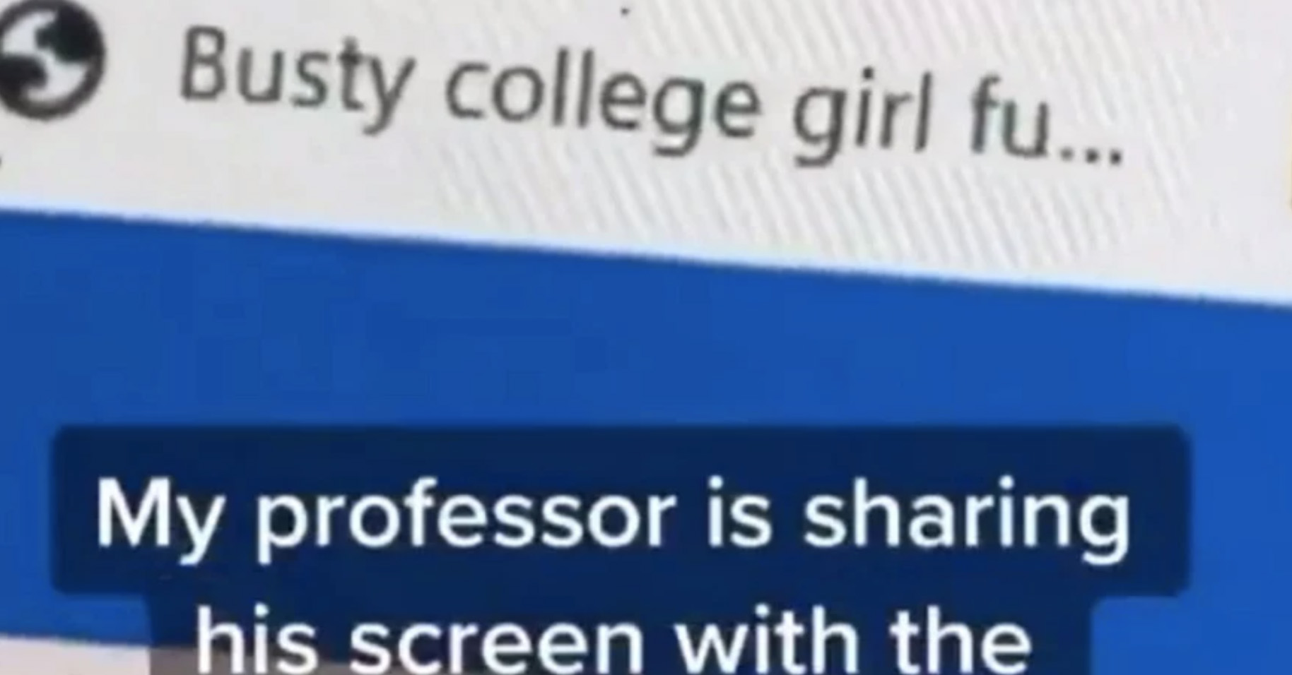 Uni professor sacked after students spot 'busty college girl' bookmark  during Zoom video lecture