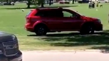 Houston Woman Drives over Veteran Graves