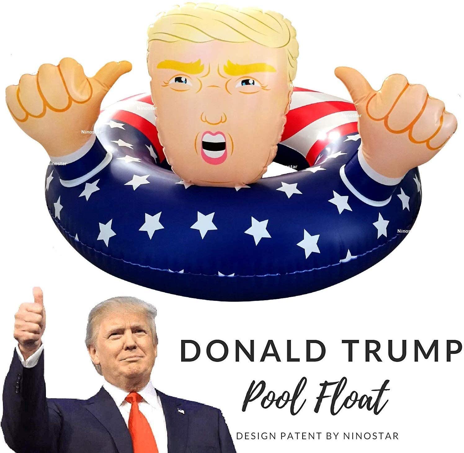 Pool Float Donald Trump Best Inflatable for The Summer, Fun Swimming Floats for Pool Party