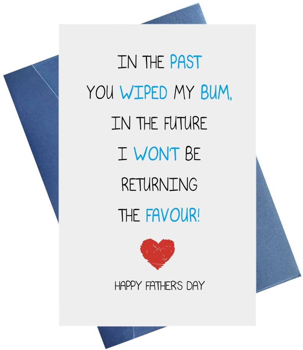 Funny Happy Fathers Day Card for Dad JokeCongrats On Your Fantastic Child from Son Daughter
