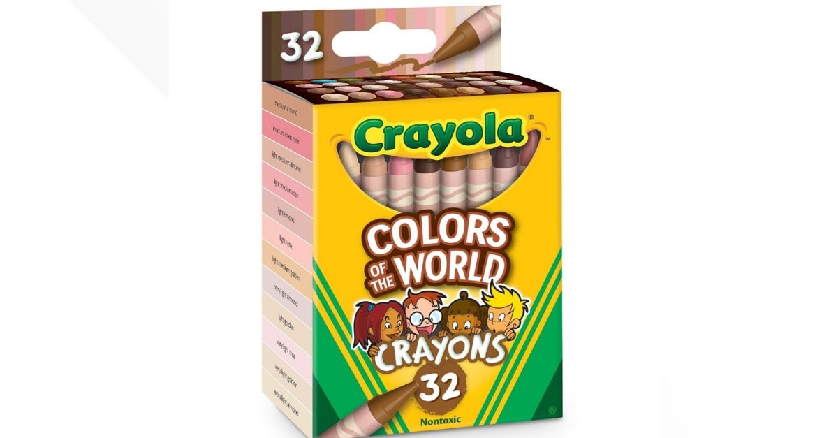Crayola Multi-Cultural Crayons, Large, 7/16 x 4 Inches, Assorted Skin Tone  Colors, Pack of 8