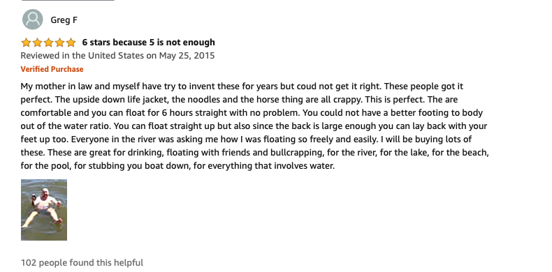 floaty pants review