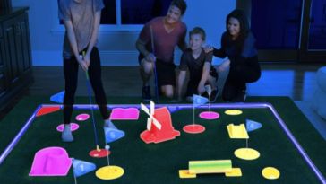 Glow in the dark golf