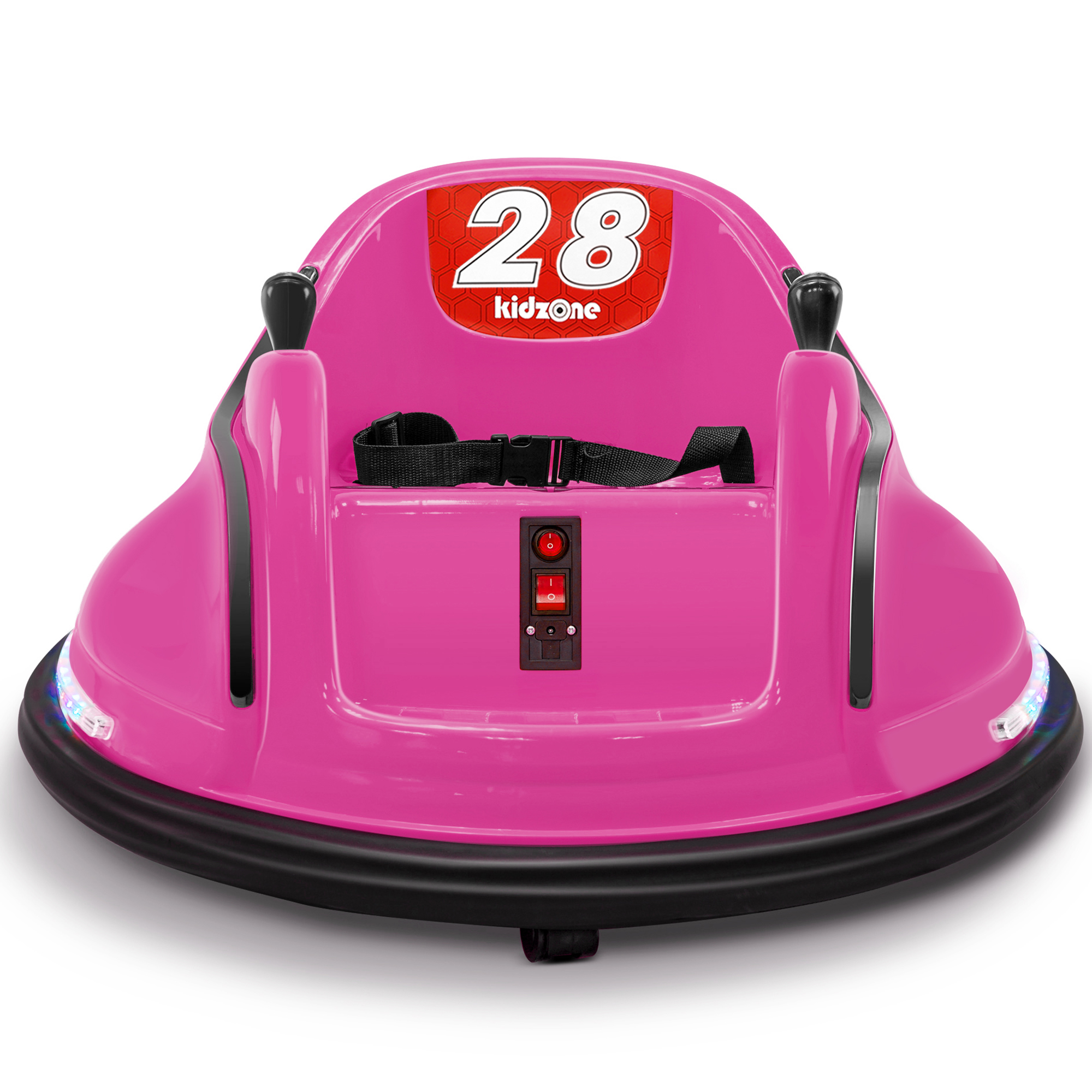 Kidzone DIY Number 6V Kids Toy Electric Ride On Bumper Car Vehicle Remote Control 360 Spin ASTM-certified 1.5-6 Years