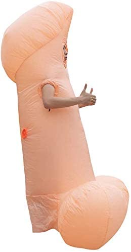 LAD Halloween Inflatable Costumes, Adult Funny Blow up for Fancy Cosplay Party Halloween Christmas
