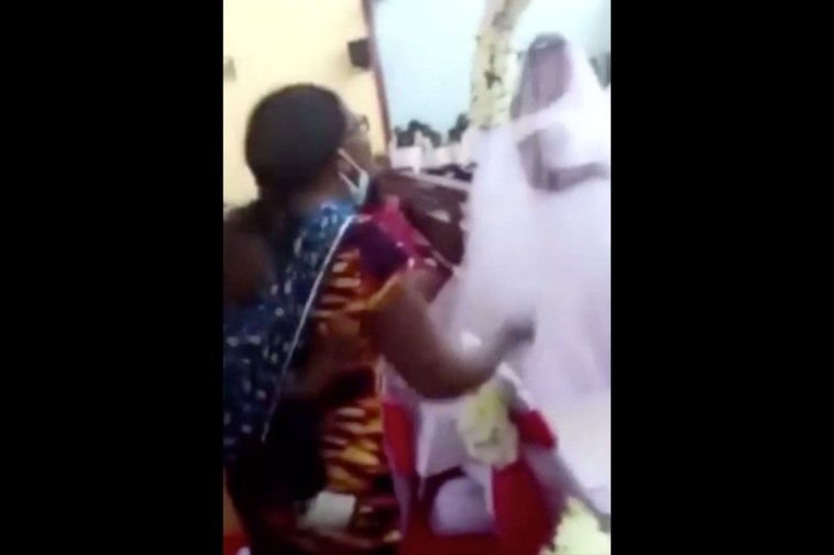 Woman Interrupts Wedding