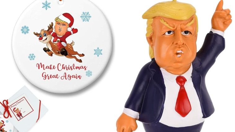 trump christmas ornaments