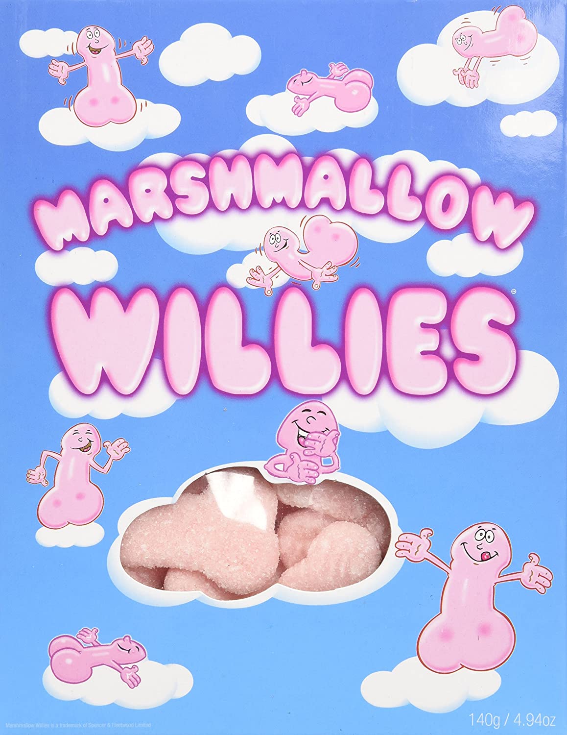 Marshmallow Willies,140g / 4.94 Oz