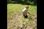 Toddler Snake Fetch