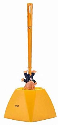 Donald Trump Toilet Brush Toilet Paper Bundle Funny Political Gag Novelty Item(Holder Included) (Yellow) 4