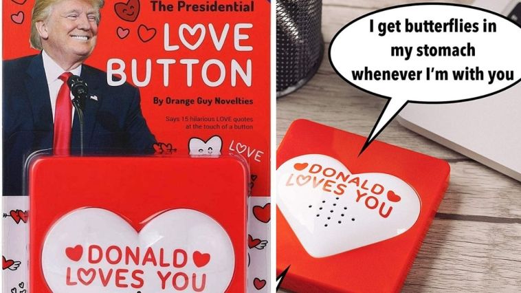 Donald Trump love button FI