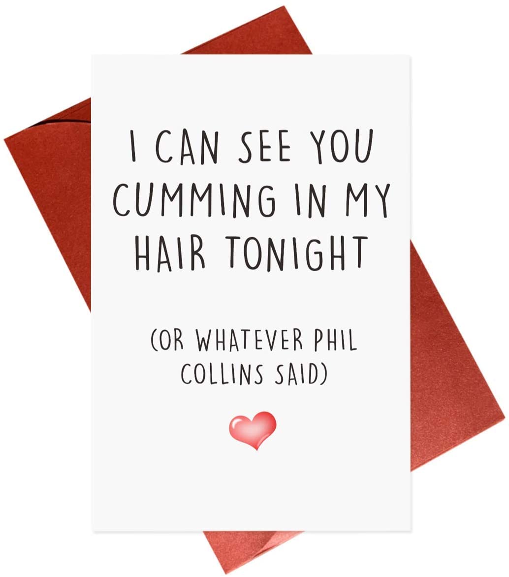 Funny Valentine's Day Card,Naughty Valentines Day Card For Him