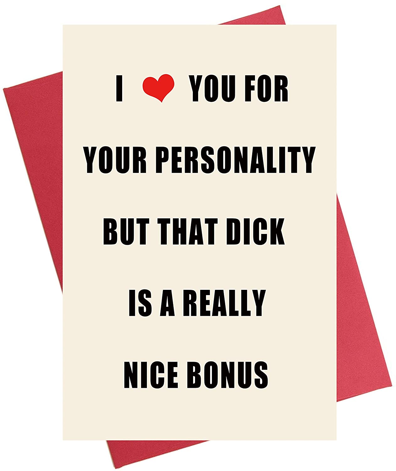 Naughty Anniversary Card | Rude Funny Birthday Card for Boyfriend, Husband, Him, Fiance