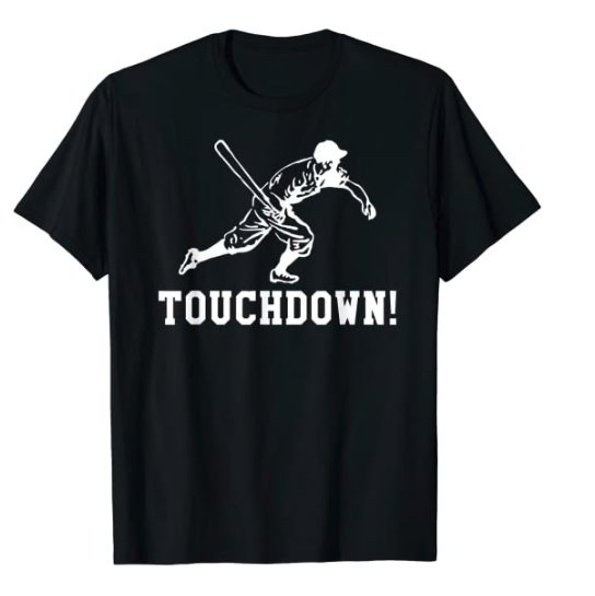 Funny Football Baseball Touchdown Sports Gift Dad Joke Shirt