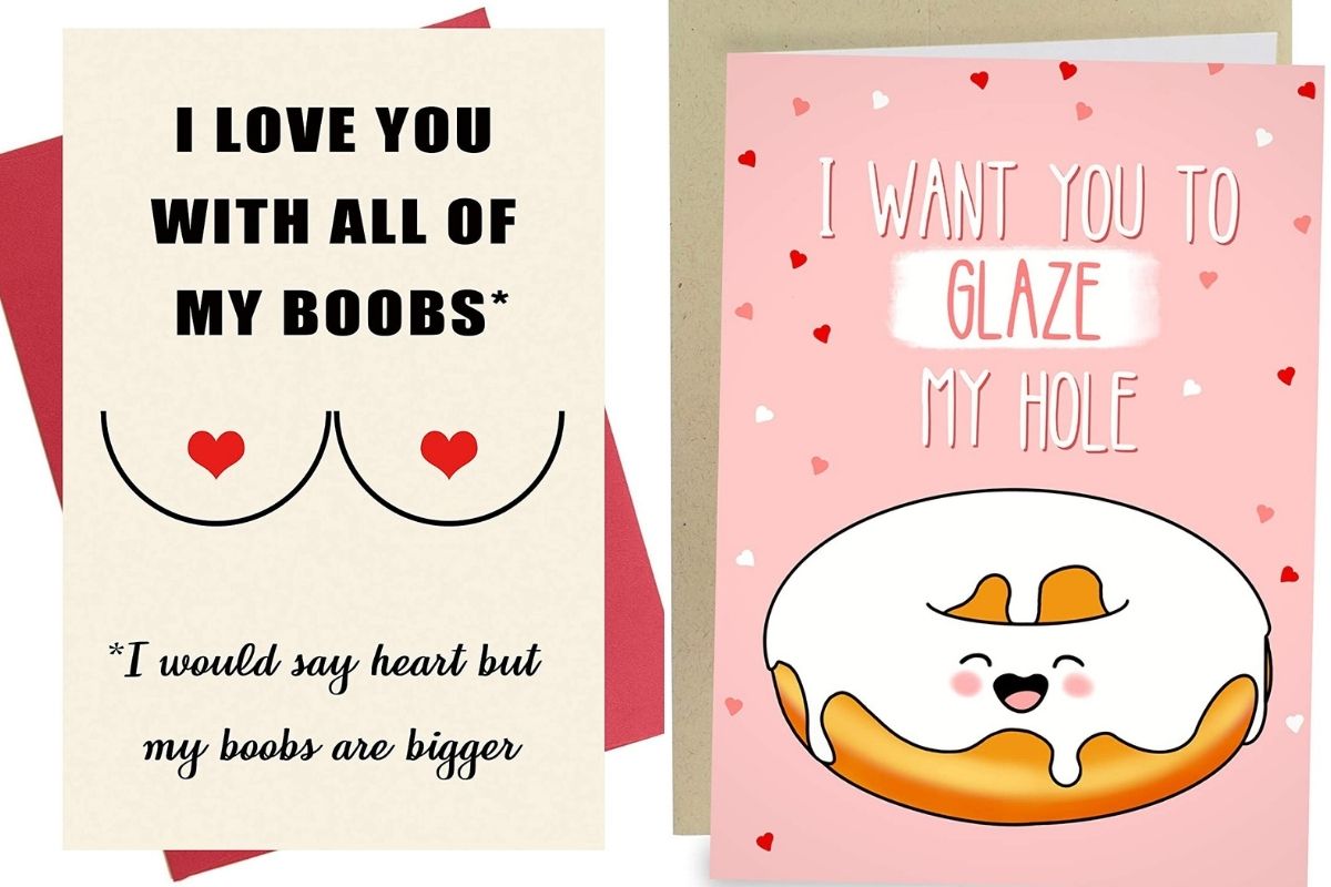 Your Love Is The Gift That Keeps On Giving Naughty Valentines Day Card 