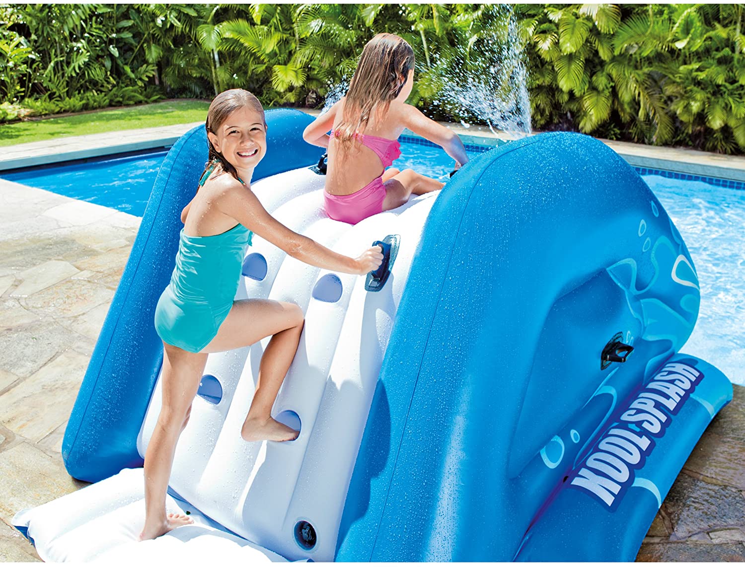 Intex Water Slide, Inflatable Play Center, 131" X 81" X 46", for Ages 6 and up