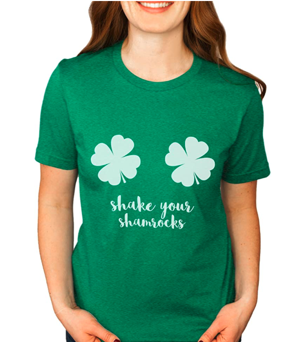 Asher's Apparel Shake Your Shamrocks Shirt/St Patricks Day Funny Shirt | Unisex Sizing