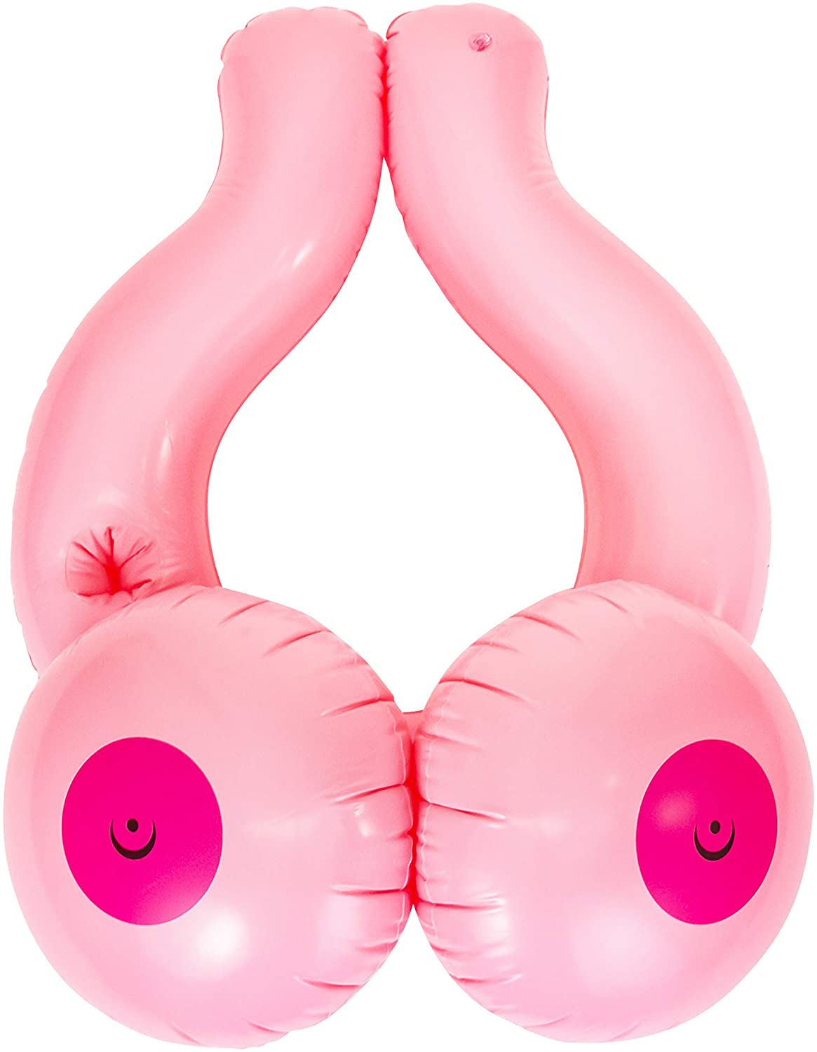 Boob Floatie for Bachelorette Pool Party with Drink Cup Holder Beach Fun Boobie Inflatable Floats for Teens and Adults