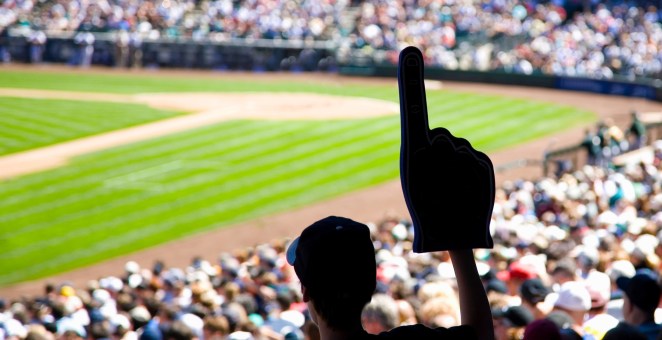 Baseball Fan Goes Viral For Working In The Middle Of MLB Game