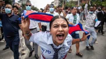 Horrific Scene As Parliament Building Burns 4 Major Details You Need To Know About Nepal Protests