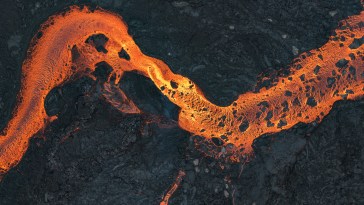 No, That's Not Lava, It's Burning Hand Sanitizer After Warehouse Goes Up In Flames