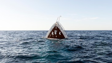 Luxury Yacht Worth Almost $1 Million Sinks Moments After Entering Water: Dramatic Footage