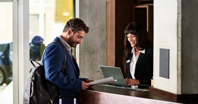 hotel check-in