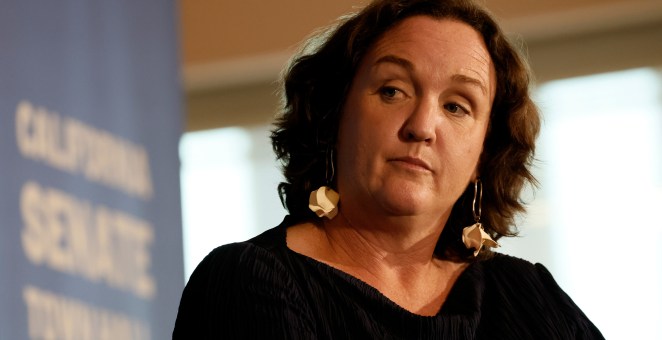 Katie Porter smiling