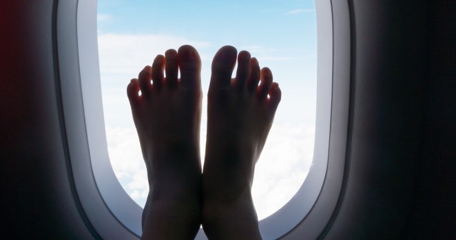 Feet On The Seat Leads To An In-Flight Showdown